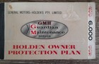 <!--F#f_0-->HOLDEN HD Owner Protection Plan Glovebox Booklet Nasco<!--F/-->