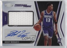 2020-21 Certified Freshman Fabric Signatures Robert Woodard II #WOO Auto 07rd