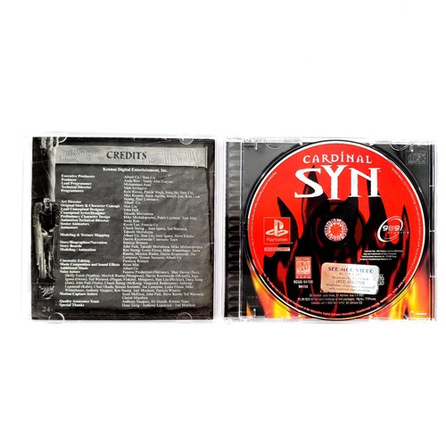 Cardinal Syn (Sony PlayStation 1, 1998) Complete Torn Manual Tested & Works - Picture 2 of 12