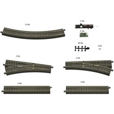 Roco 51250 Gleis-Ergänzungsset zu Digi-Startpackung H0 + Neu