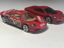 LOT 3" 1996 McLaren GTR96 GRX57 F1 Pioneer & Hot Wheels 1/64 Diecast Mint Loose