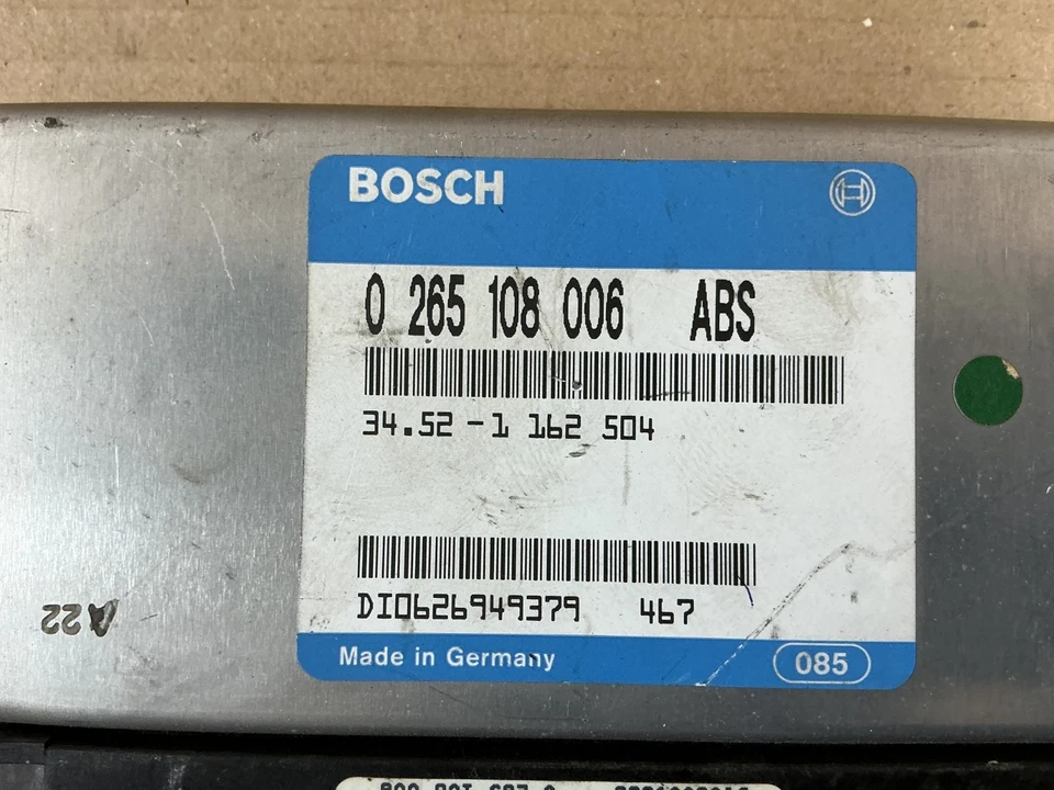 BMW 540i E34 1994-1995 ABS sistema de frenos antibloqueo unidad de módulo 1162504 Foto 4 de 4