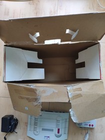 Amstrad GX 4000 Video Game Console Burnin' Rubber and original box and instructi