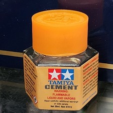 Tamiya 87012 Plastic Cement Glue Bottle 2/3 Ounces Model Railroad Plane Tanks