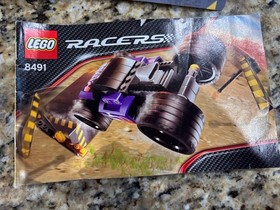 Lego Racers 8490 Desert Hopper & 8491 Ram Rod Pullback Complete Manuals No Box