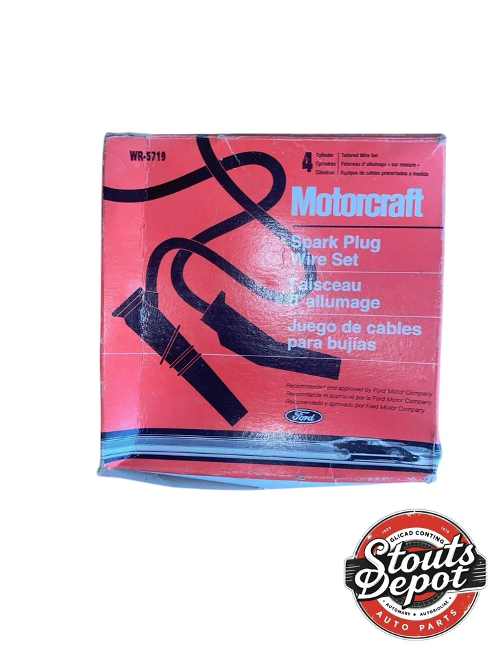 Juego de cables de bujías Motorcraft NOS para Ford Escort 1997-2002 L L4 2,0 L SOHC Foto 2 de 4