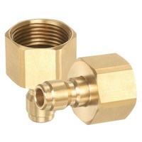 "2 StüCk Hochdruckreiniger Adapter 1/4\" Male Quick Plug Zu M22 Male Messing"