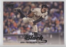 2017 Topps Stadium Club Black Foil Ty Blach #105 0dk