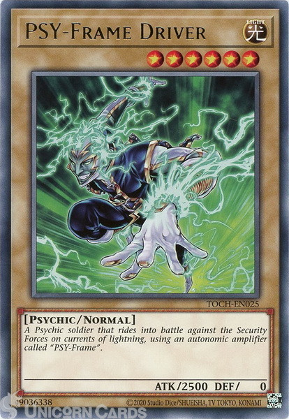 TOCH-EN025 PSY-Frame Driver Rare UNL Edition Mint YuGiOh Card