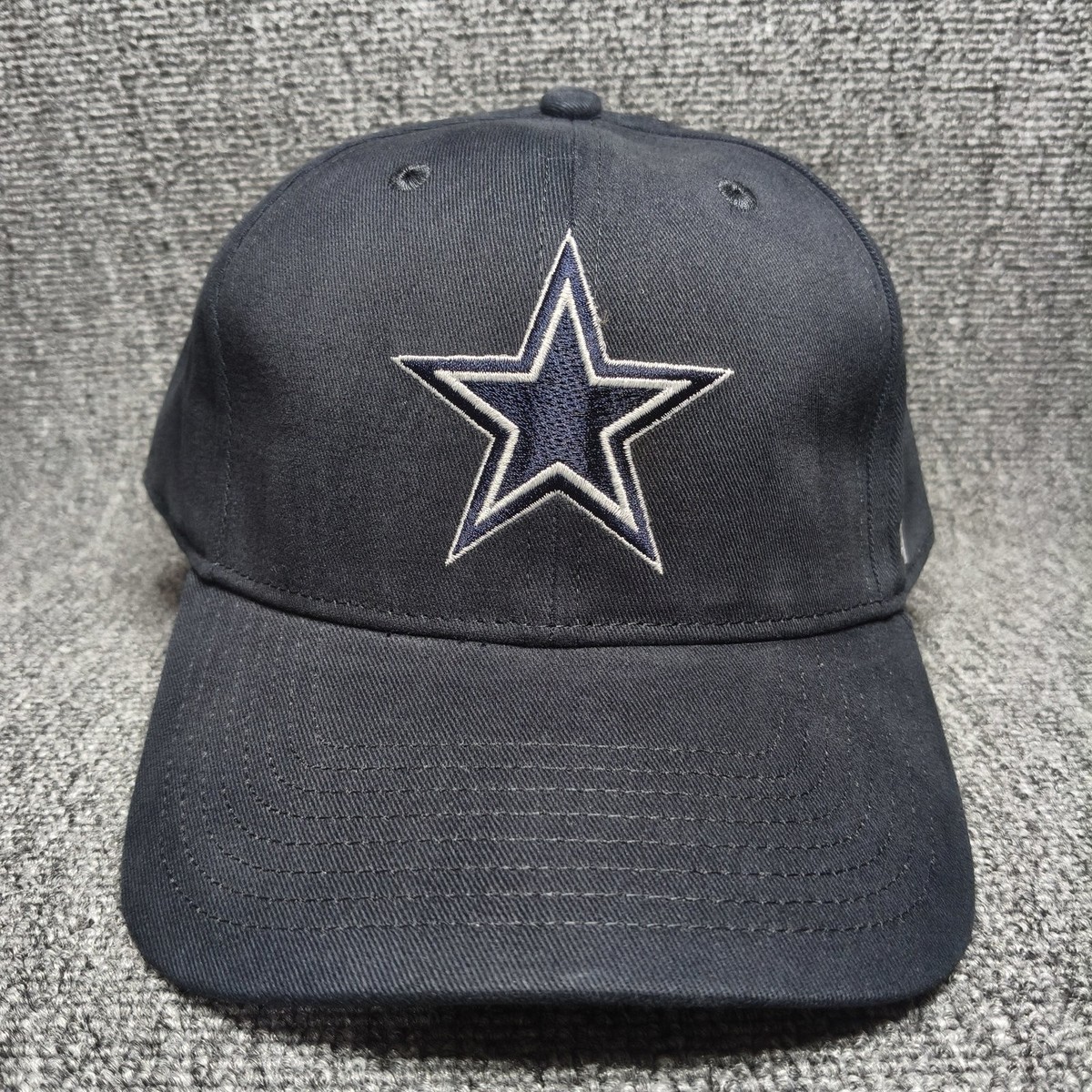 '47 Brand Dallas Cowboys NFL Black Hook-and-Loop Cap Hat