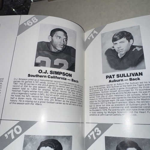 1980 Heisman Trophy Award Program DAC George Roger’s South Carolina Winner RARE - Picture 6 of 9