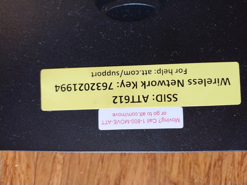 Gateway DSL inalámbrico AT&T U-verse (Pace) 5031NV con base, cable de alimentación, cable DSL Foto 4 de 4