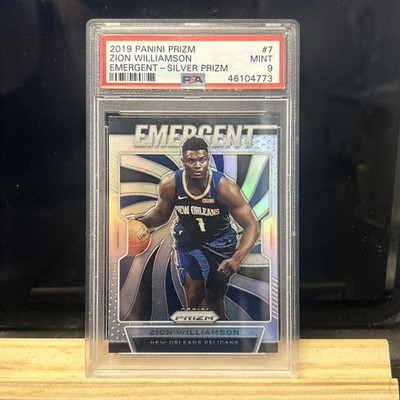 2019-20 Panini Prizm - Emergent Zion Williamson #7 Silver Prizm
