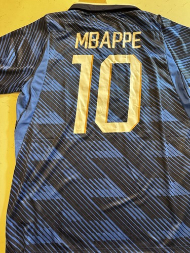 FRANCE Men's Away (Blue) #10 MBAPPE 2026 World Cup SOCCER Jersey Size Large