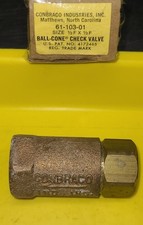 Conbraco 61-103-01 Ball Cone Check Valve, 1/2" UPC 670750631979