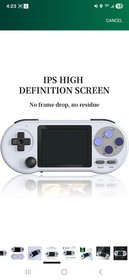 Data Frog SF2000 Gaming Handheld  6,000 Preloaded ROMs with USB-C Charging 