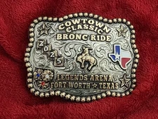 Rodeo Bronc Rider☆2025☆X~Treme☆Fort Worth Tx☆Champion Trophy Buckle☆Rare☆726