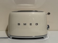 SMEG 50's Style 2 Slice Toaster Cream TSF01CRUK - USED IN EXCELLENT CONDITION