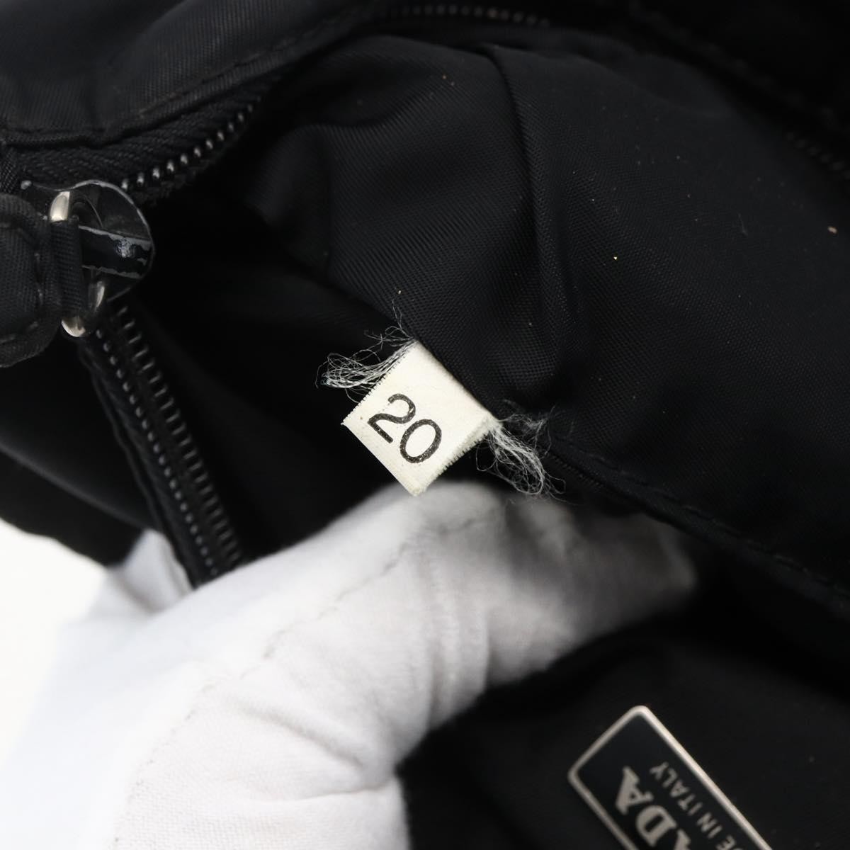 PRADA Hand Bag Nylon Black Silver Auth ep12953 thumbnail 21