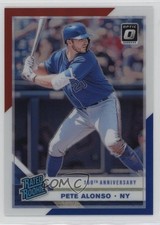 2019 Donruss Optic Red White & Blue 150th Anniversary Prizm /150 Pete Alonso 7xr