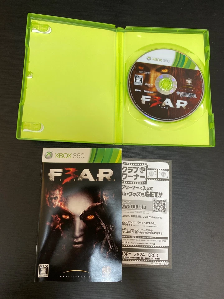 F.E.A.R. 3 FEAR F3AR Import Japan Xbox 360 Japanese ver. - Image 2 of 4