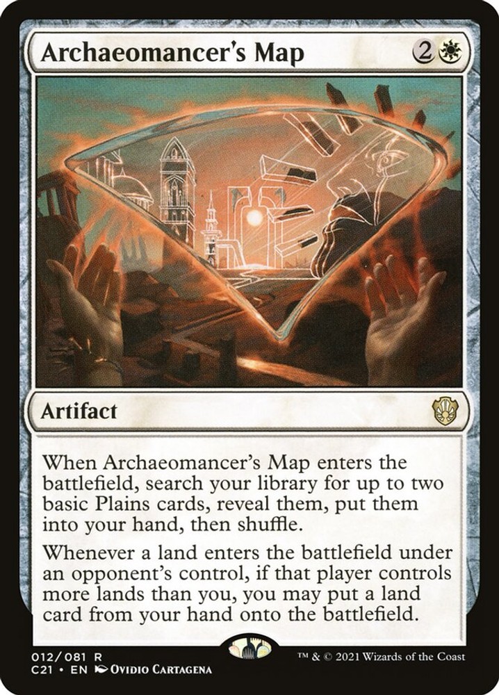 Archaeomancer's Map - 12 - NM - Commander 2021