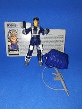 Vintage Gi Joe Sky Patrol Skydive 1990 Complete Hasbro lot File-Card Arah