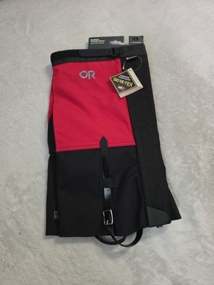 Outdoor Research Expedition Crocodile Gaiters L Black Gore-Tex Hiking Snow