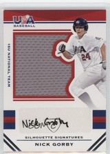 2017 Panini USA Baseball Stars & Stripes Jersey 159/194 Nick Gorby #54 Auto 0i76