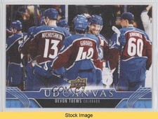 2023-24 Upper Deck Series 2 UD Canvas Devon Toews #C143 READ 1s8j