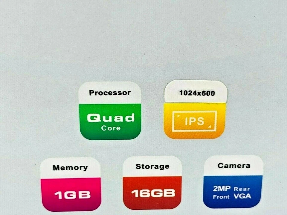 Iview Table Pc Android 7" Quad Core Processor 1GB Memory Front Facing And Read - Image 4 of 4