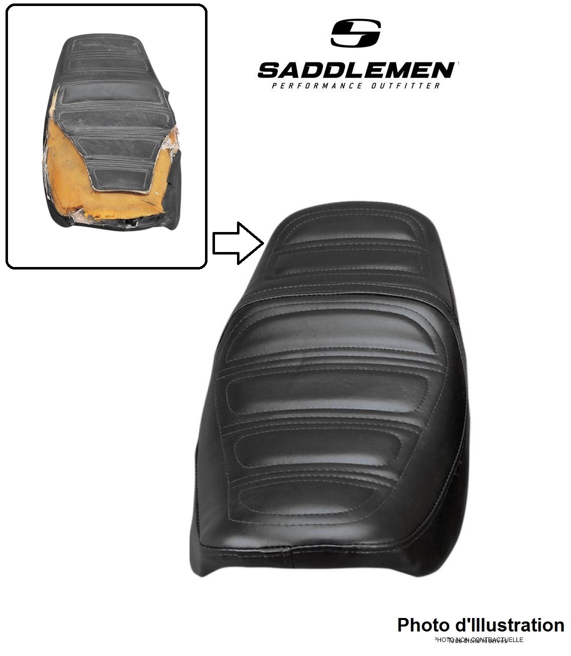 Housse de selle Honda CBR 1100 XX Blackbird idéale pour le voyage et le duo au quotidien