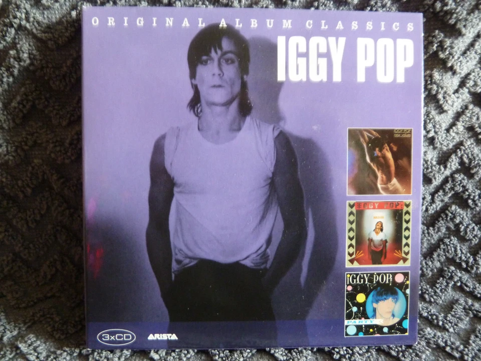 3-CD Box-Set Iggy Pop - New Values & Soldier & Party - Arista 88697856862 - Bild 2 von 3