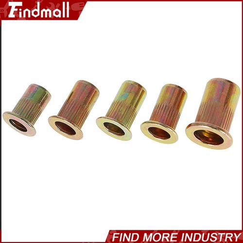 Findmall 300er Pack Zink Stahl Nietmuttern Kit 150 Stck. Metrisch & 150 Stck. SAE Nietmutter - Bild 5 von 8