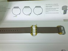 Genuine Apple Watch 4 3 2 40mm 38mm Yellow Light Gray Woven Nylon Band Strap