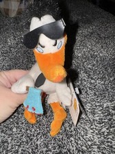 1998 Infamous Meanies 9  Quack Nicholson Beanie Stuffed Animal Plush