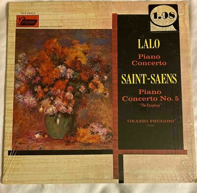 LALO- PIANO CONCERTO- SAINT-SAENS- CONCERTO NO 5 - ORAZIO FRUGONI VINYL LP ALBUM