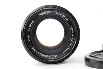MINOLTA ミノルタ MC Rokkor PG 50mm f1.4 Minolta 50mm f1.4 Rokkor-PG Lens for MC | Blue Moon Camera
