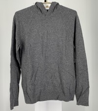 Vince Wool Cashmere Hoodie Light Grey Style MR7876895 425 MSRP SMALL