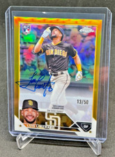 2023 Topps Chrome LUIS LIBERATO RC Gold Refractor AUTO  13/50 Padres