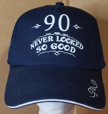 Funny Adult Birthday Hat 90 Never Looked So Good Grandpa Dad Gift Cap