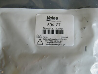 New Valeo 594127 alternator carbon brushes and spring brush set kit