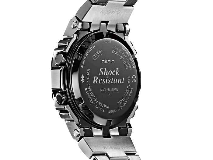 【used】G-SHOCK GMW-B5000D-1JF CASIO G-SHOCK GMW-B5000D-1JF Full Metal Silver Bluetooth Radio