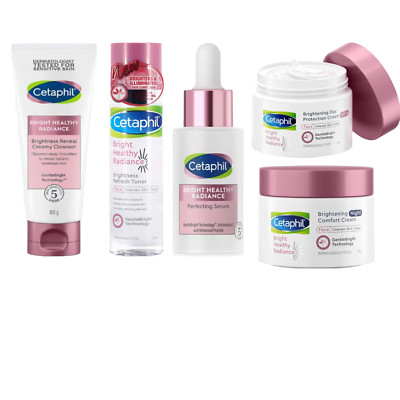 New 5 in 1 Set Cetaphil Brightening Healthy Radiance Skincare -Fast Shipping