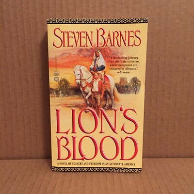 Lion's Blood: A Novel of Slavery and Freedom by Steven Barnes 2003 MMPB Good+