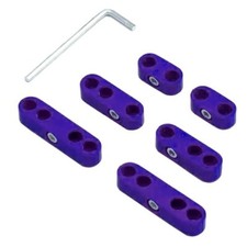 Blue-Purple Spark Plug Wire Separator 6 Pce S...