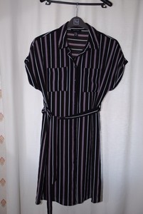 new look black shirt dress