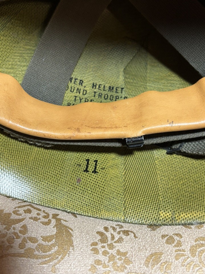 Vintage M1 Ground Troop Helmet Complete w/Liner Woodland Camo Cover | eBay