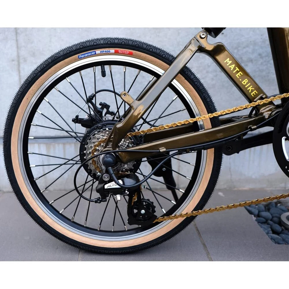 KMC X8 Bicicleta 116L MTB Bicicleta de Carretera de Montaña TI-N Cadena Dorada 7/8 Velocidades Para Shimano Foto 4 de 4