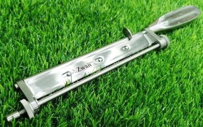 Plastic Burn Surgery Skin Grafting Humby Knife Dermatome Handle with Wooden Case
